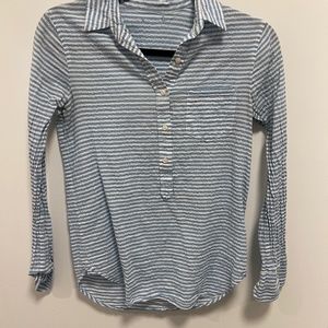 Jcrew Stripe Popover